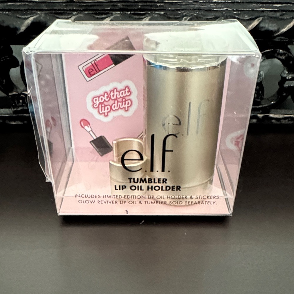 ELF Gold Tumbler Lip Oil Holder